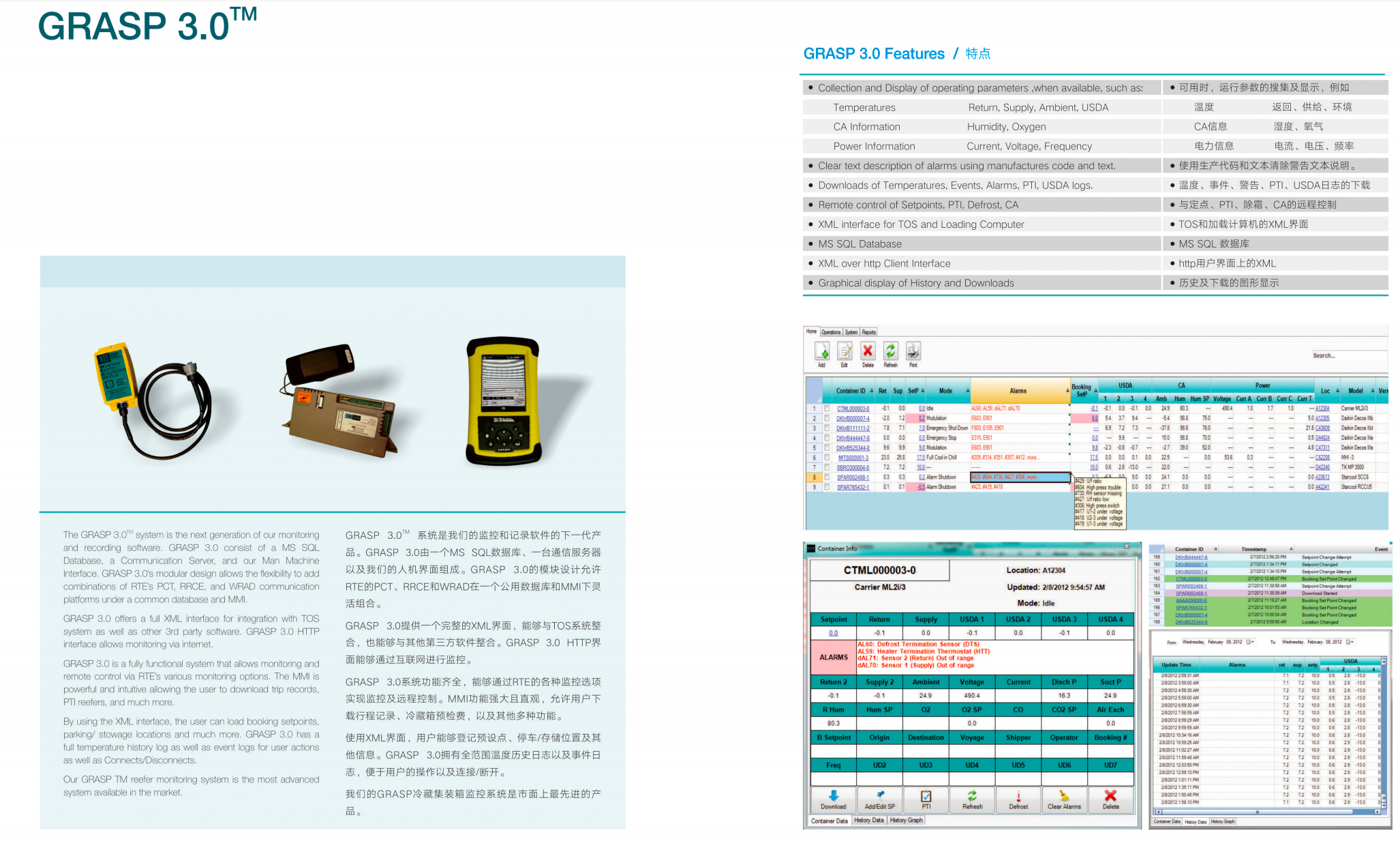 GRASP冷藏集装箱监控系统